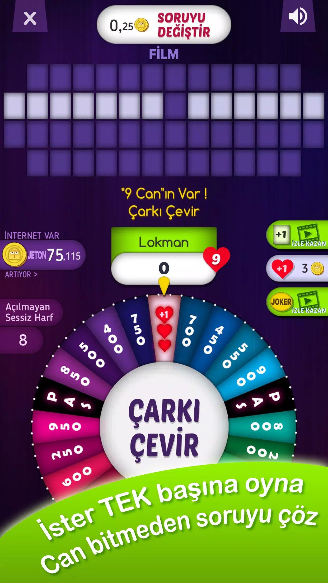 Çarkıfelek Mobil - Zarf Seç Скриншот 0
