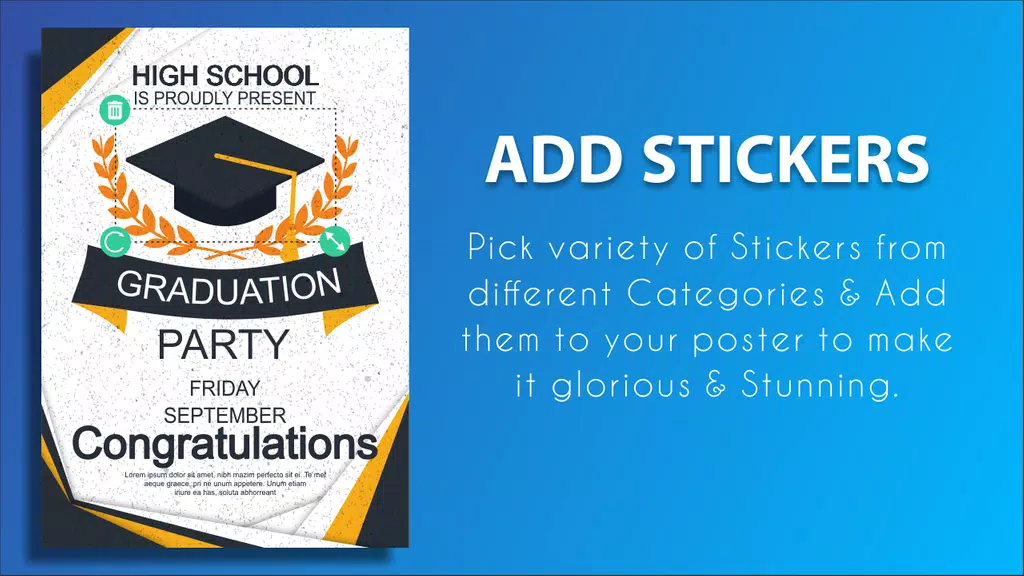 Poster Maker And Designer Скриншот 3