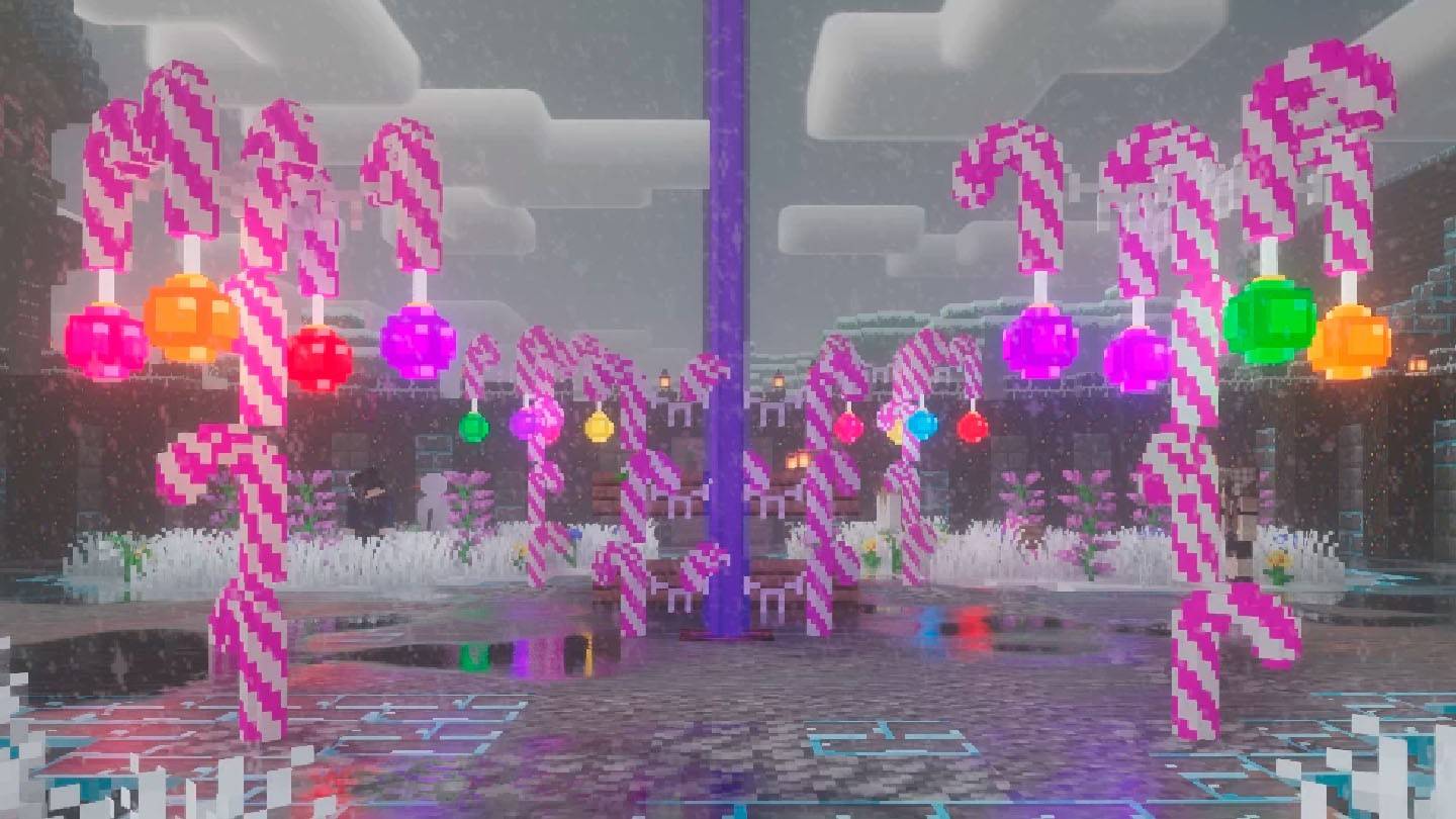 Minecraft တွင် ခရစ္စမတ်ဂုဏ်ပြုခြင်း- Festive resource packs 10 ခု