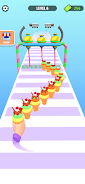 Ice Cream Stack Games Runner स्क्रीनशॉट 1