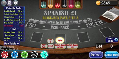 Schermata Spanish Blackjack 21 0