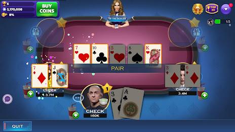 Texas Holdem Mania: Poker Game स्क्रीनशॉट 1