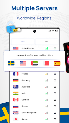 Sweden VPN: Get Sweden IP Tangkapan skrin 1