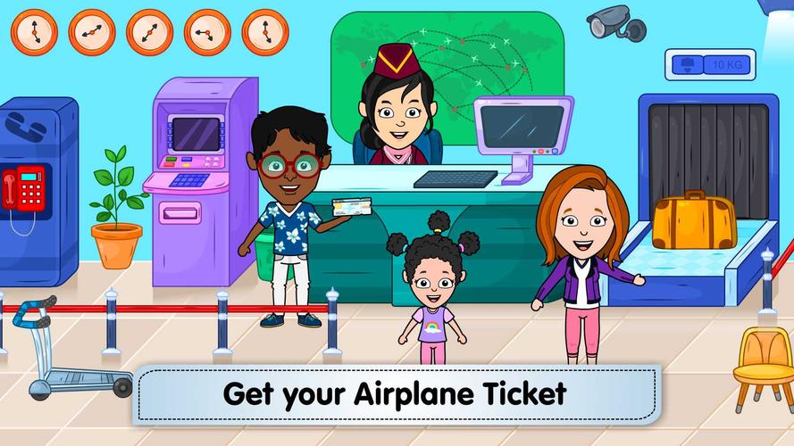 Tizi Town - My Airport Games Ảnh chụp màn hình 1