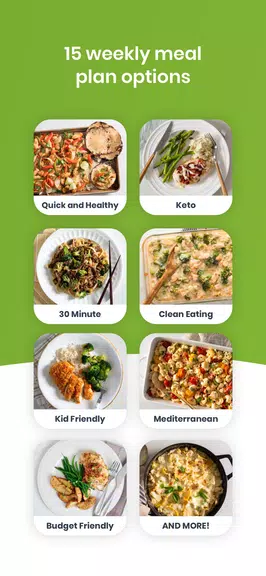 eMeals - Meal Planning Recipes ဖန်သားပြင်ဓာတ်ပုံ 1