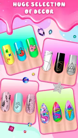 Girls Nail Salon Game:Nail Art Tangkapan skrin 1