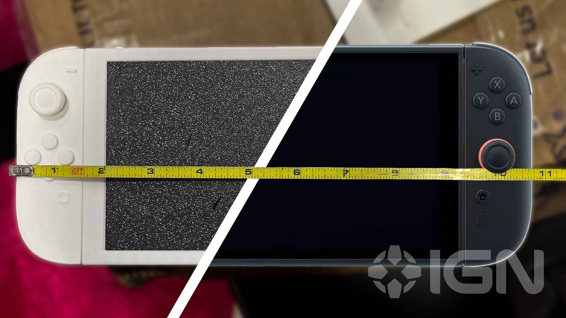 Genki mock-up comparison with Nintendo Switch 2 official design