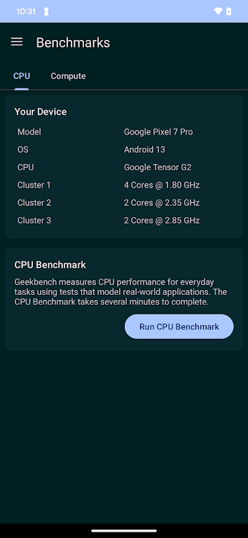 Geekbench 6 Скриншот 0