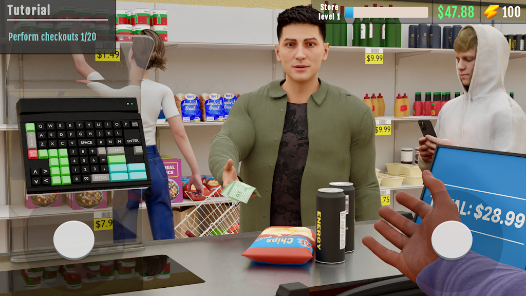 Supermarket Simulator 3D Store Ảnh chụp màn hình 2