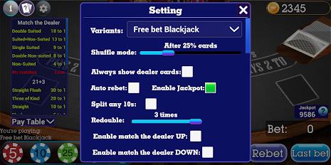 Schermata Spanish Blackjack 21 2