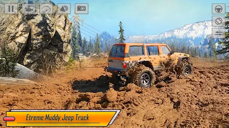 Offroad Driving Jeep Simulator स्क्रीनशॉट 0