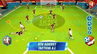 Soccer Smash Battle Tangkapan skrin 2