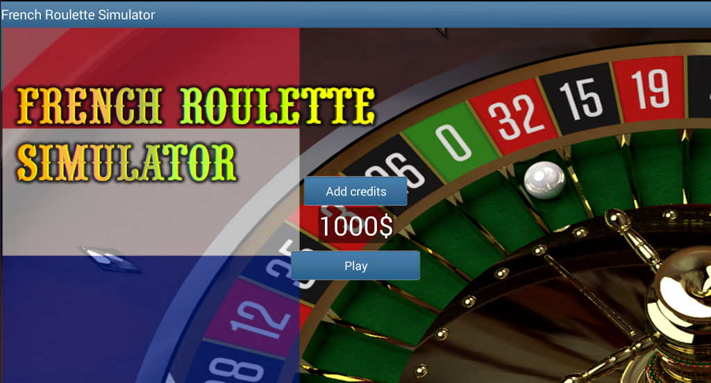 French Roulette Simulator Capture d'écran 0
