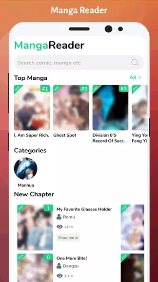 Manga Reader- Best Free Manga Online & Offline Captura de tela 3