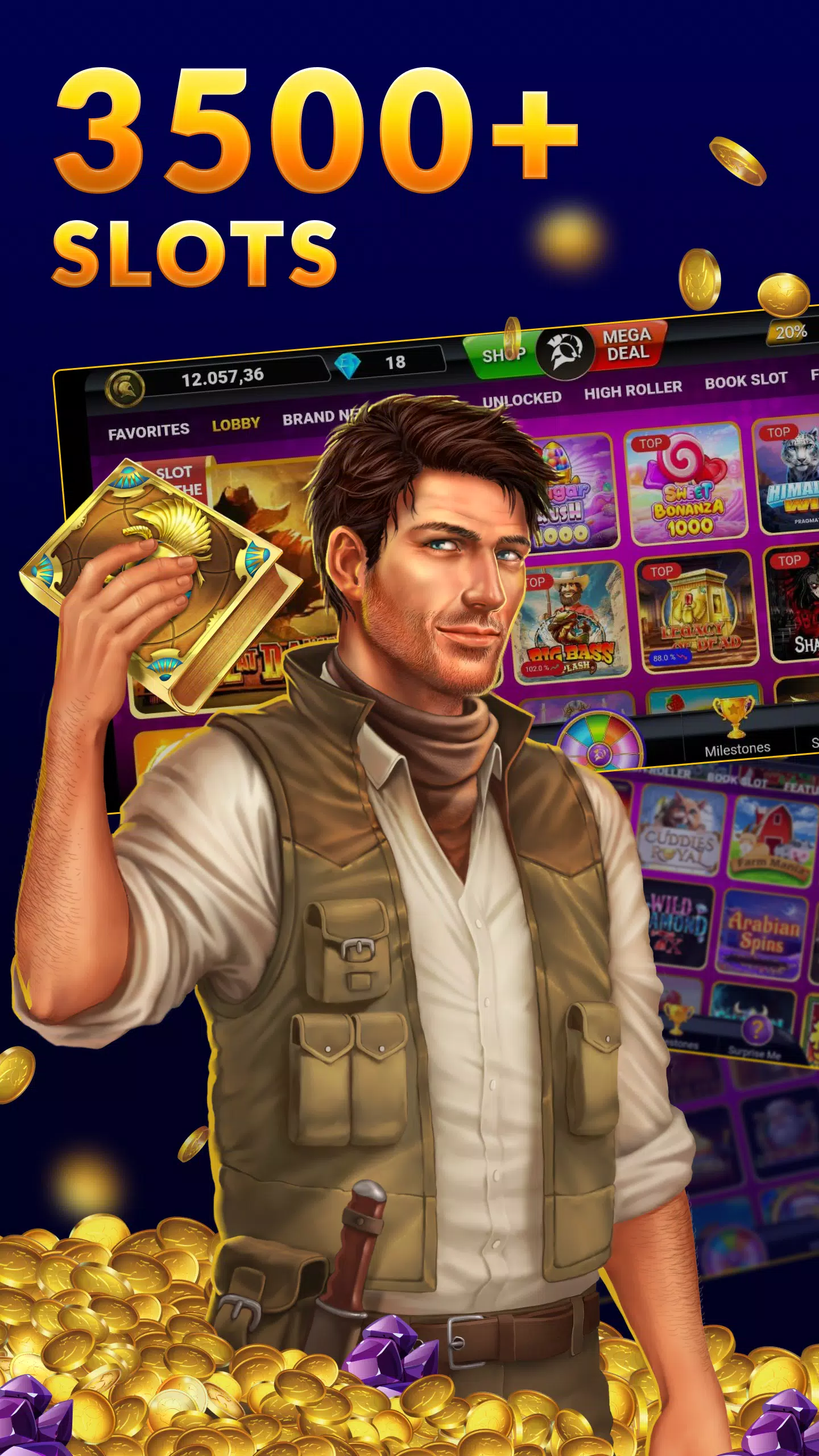 SpinArena Online Casino Slots Ekran Görüntüsü 0