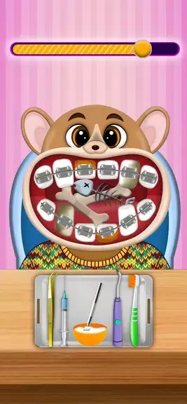 Hippo's Doctor : Dentist Games Captura de tela 0