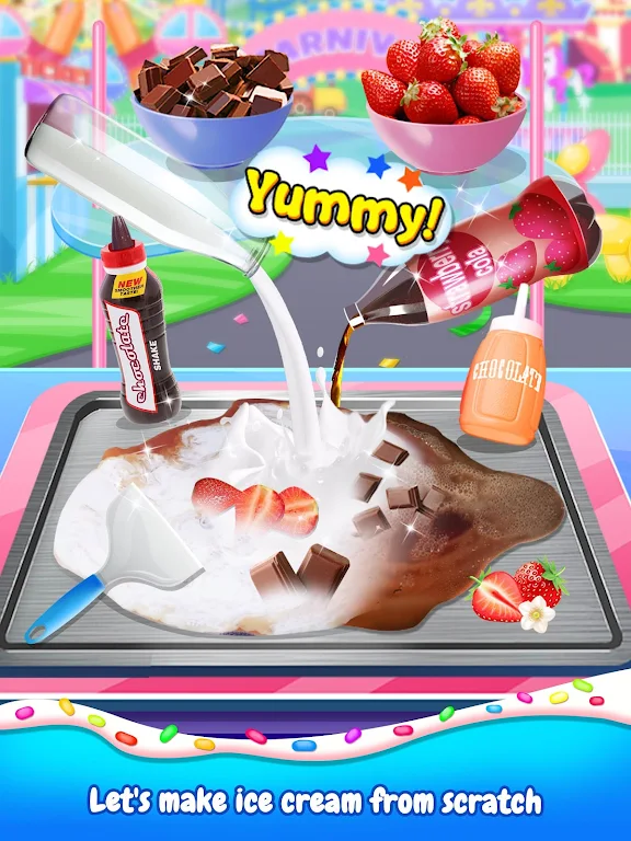 Frozen Ice Cream Roll Maker Capture d'écran 1