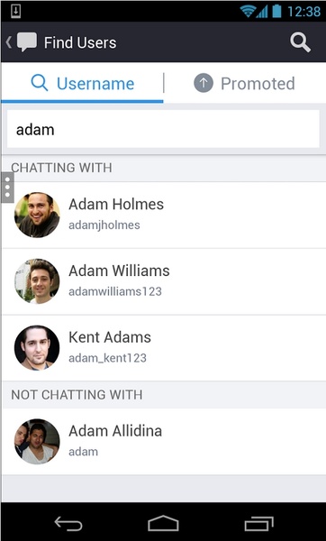 Kik Messenger ภาพหน้าจอ 2