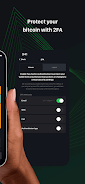 Green: Bitcoin Wallet Captura de tela 1