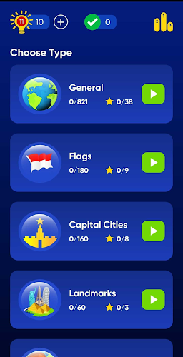 Schermata Geo Quiz: World Geography, Map 1