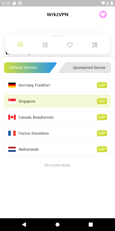 WrkzVPN Schermafbeelding 0