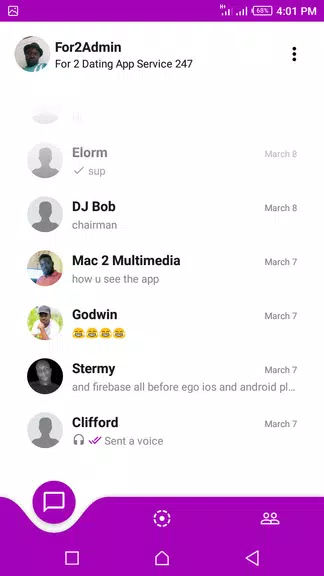 For 2 - Dating Messaging App Captura de tela 3