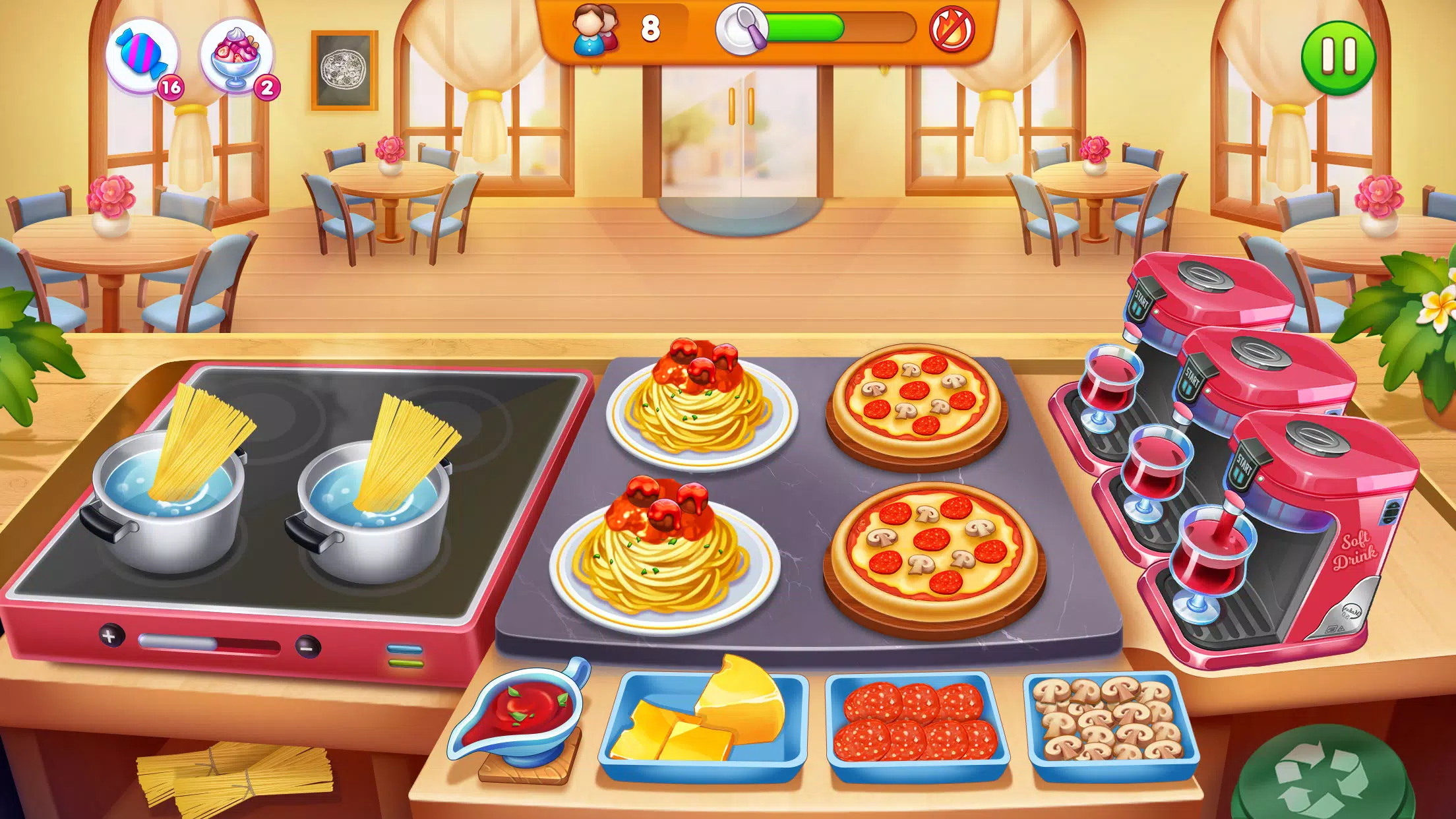 Cooking Restaurant Food Games Zrzut ekranu 1