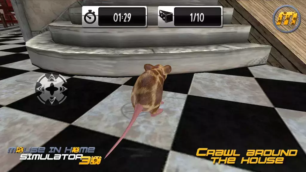 Mouse in Home Simulator 3D Capture d'écran 2