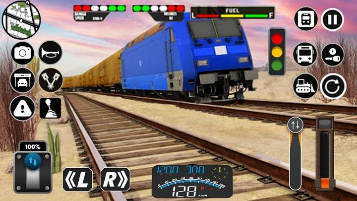 Indian Train Racing Games স্ক্রিনশট 1