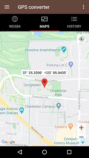 GPS coordinate converter Captura de pantalla 2