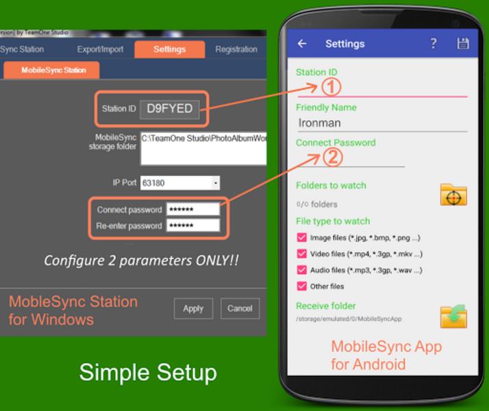 MobileSync App - Remote Access Tangkapan skrin 2