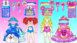 chibi doll dress up makeover Captura de pantalla 3