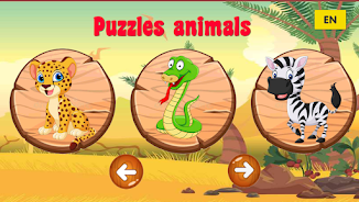 Puzzle animals for kids应用截图第0张