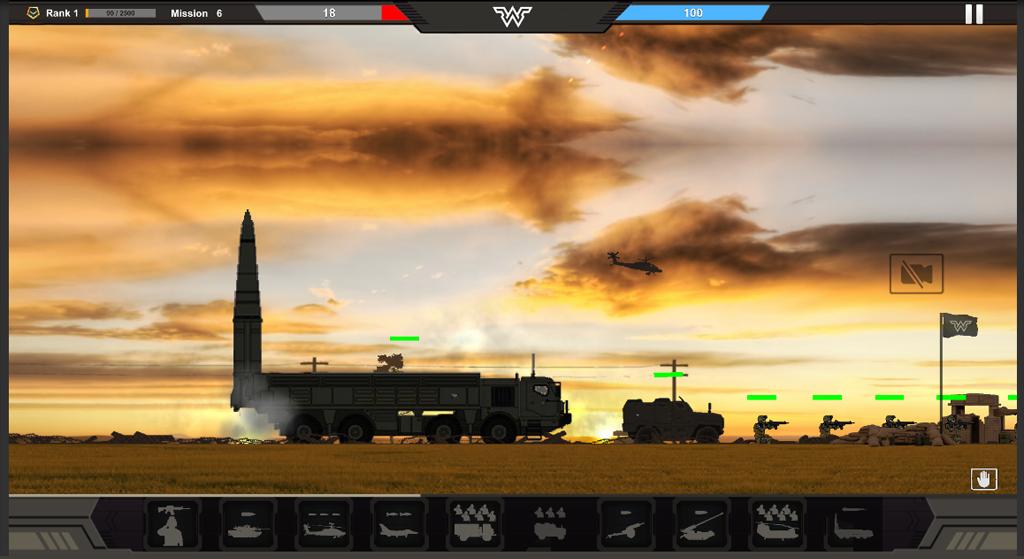 Warzone Commander 스크린샷 1