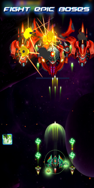 Space Invaders: Galaxy Shooter ဖန်သားပြင်ဓာတ်ပုံ 2