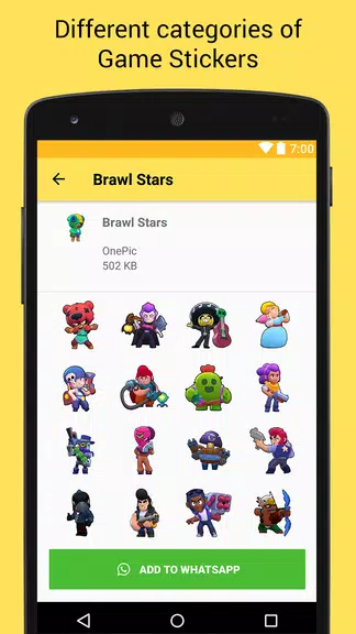 Game Stickers for Whatsapp Captura de pantalla 2