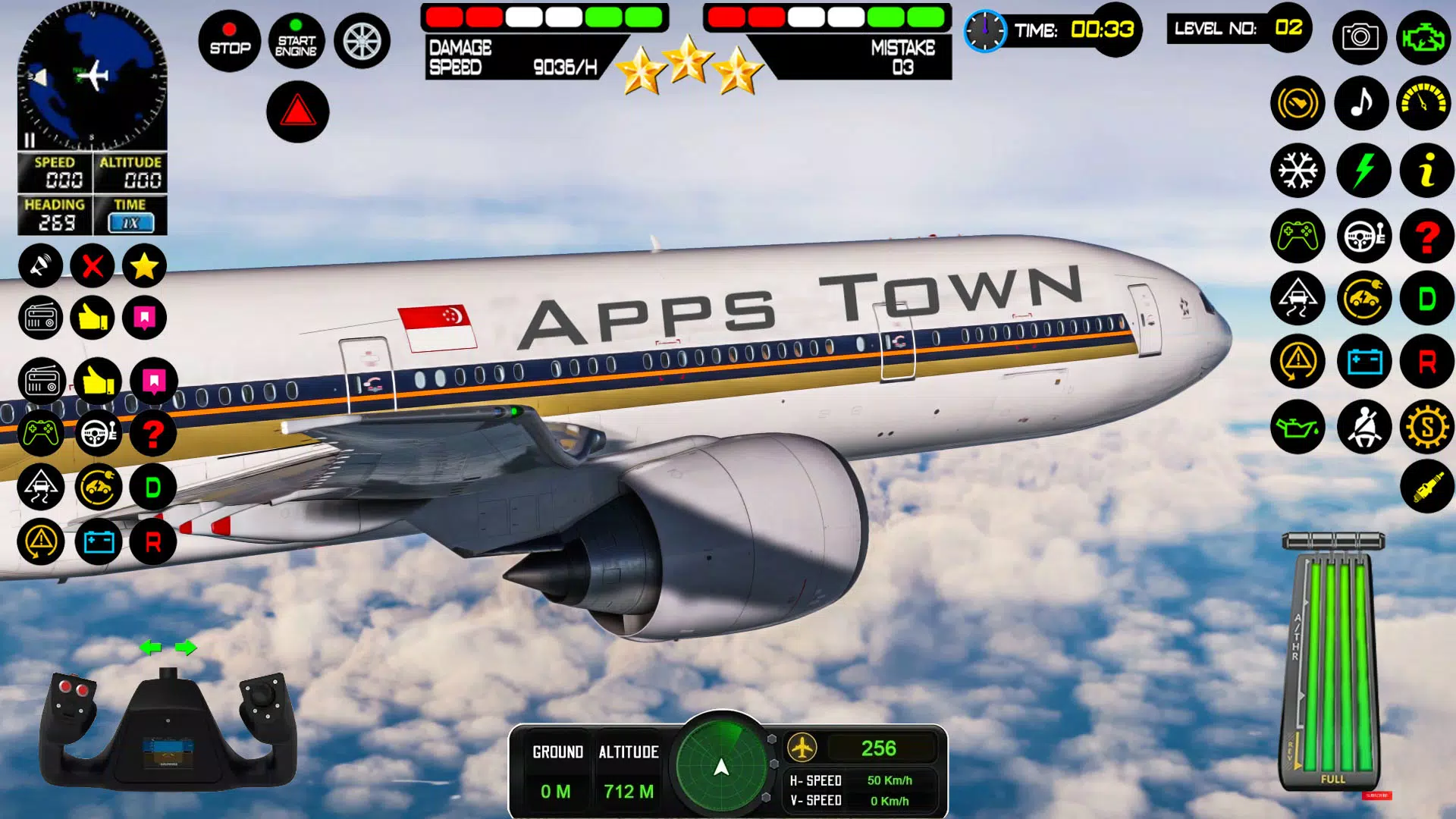 Flight Simulator Pilot Game 3D ภาพหน้าจอ 3