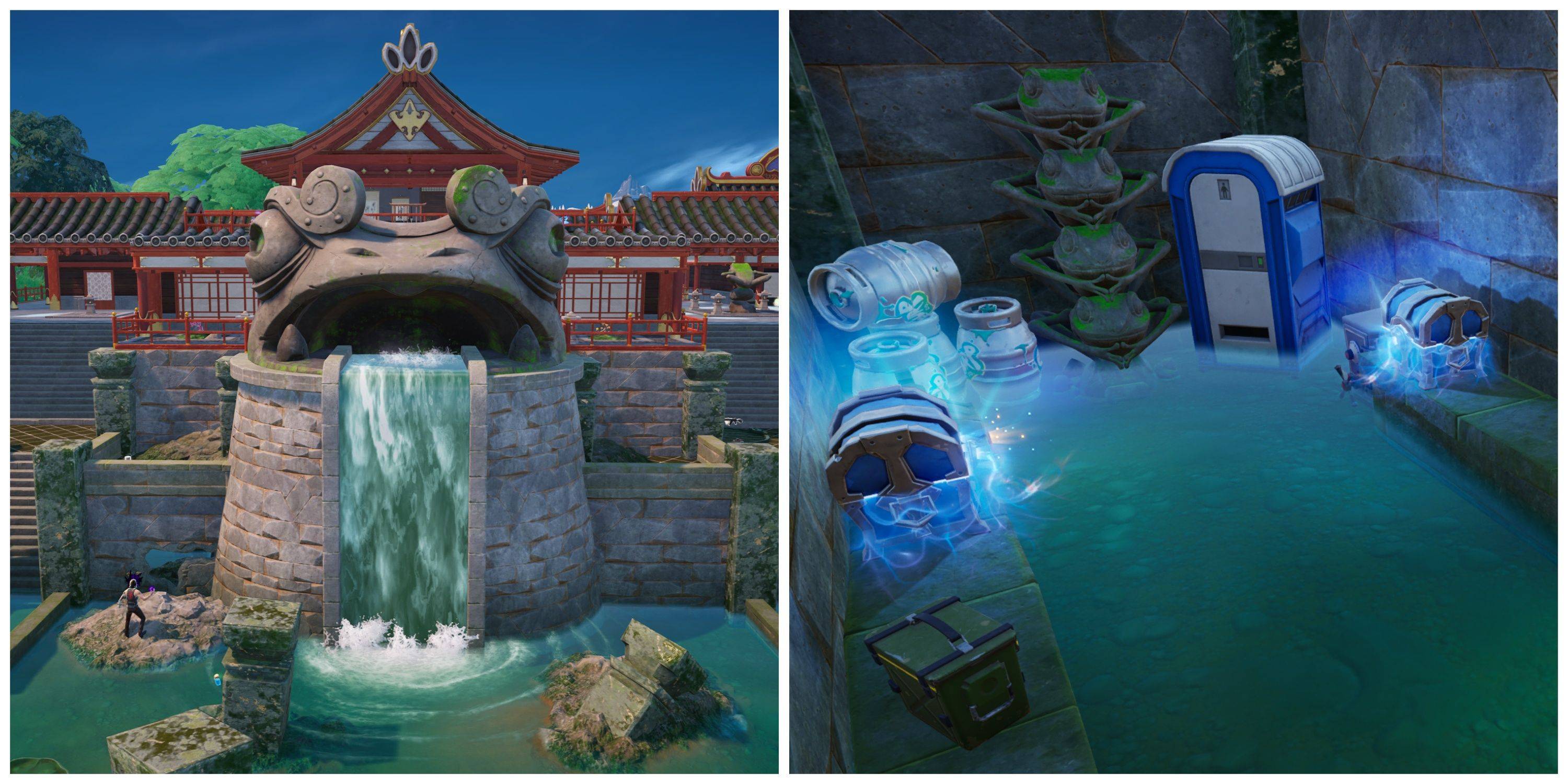 Fortnite: Pag -unlock ng Lihim na Vault sa Flooded Frogs