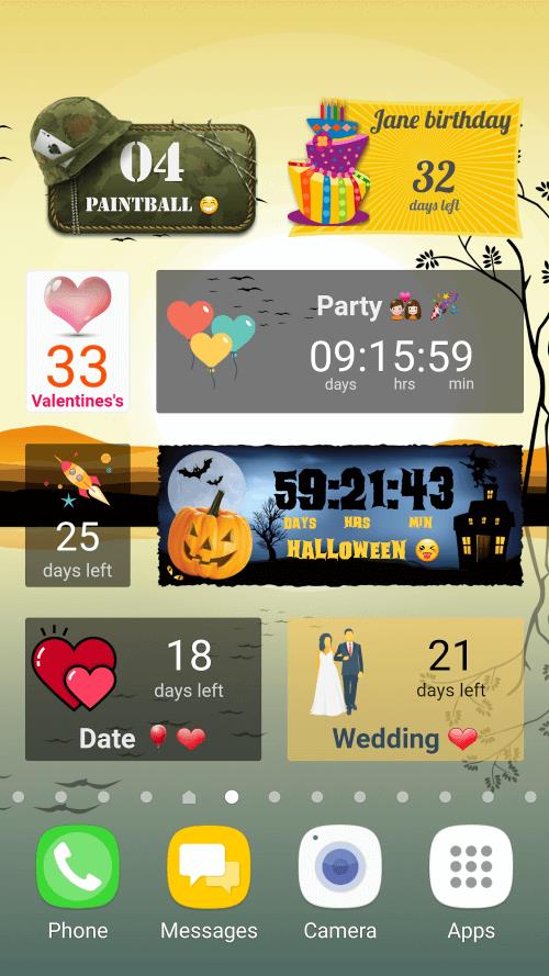 Countdown Days App & Widget Ảnh chụp màn hình 1