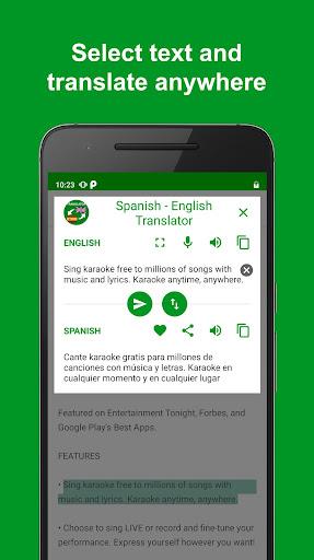 Schermata Spanish - English Translator 0