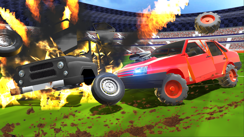 Russian Cars: Crash Simulator Schermafbeelding 0