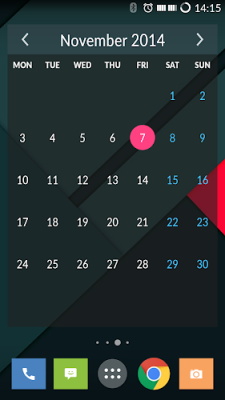 Month Calendar Widget by BiHSnow Captura de pantalla 1