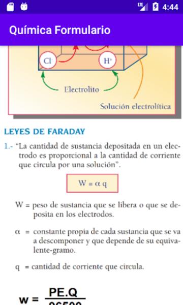 Química Formulario Скриншот 2