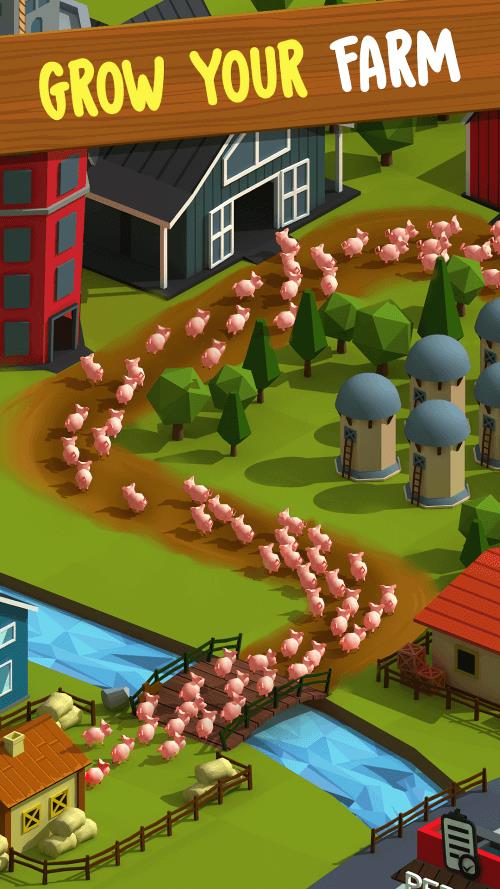 Tiny Pig Tycoon: Piggy Games 스크린샷 1