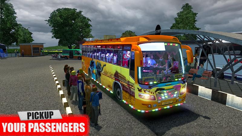 Euro Coach Bus Driving Games Скриншот 1