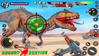 Real Dinosaur Hunter Gun Games Ảnh chụp màn hình 3