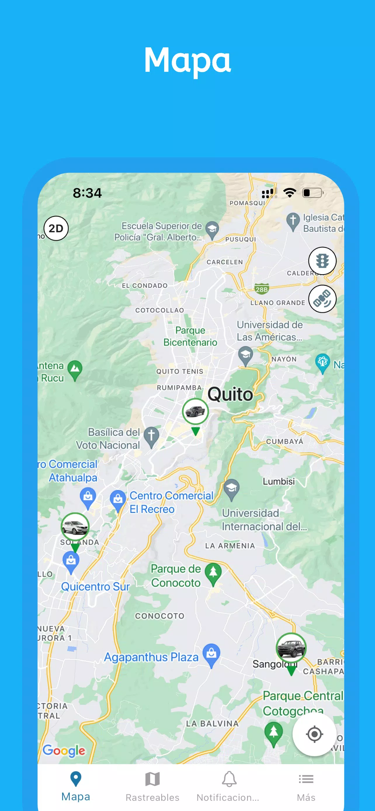 EcuaGPS Captura de pantalla 3