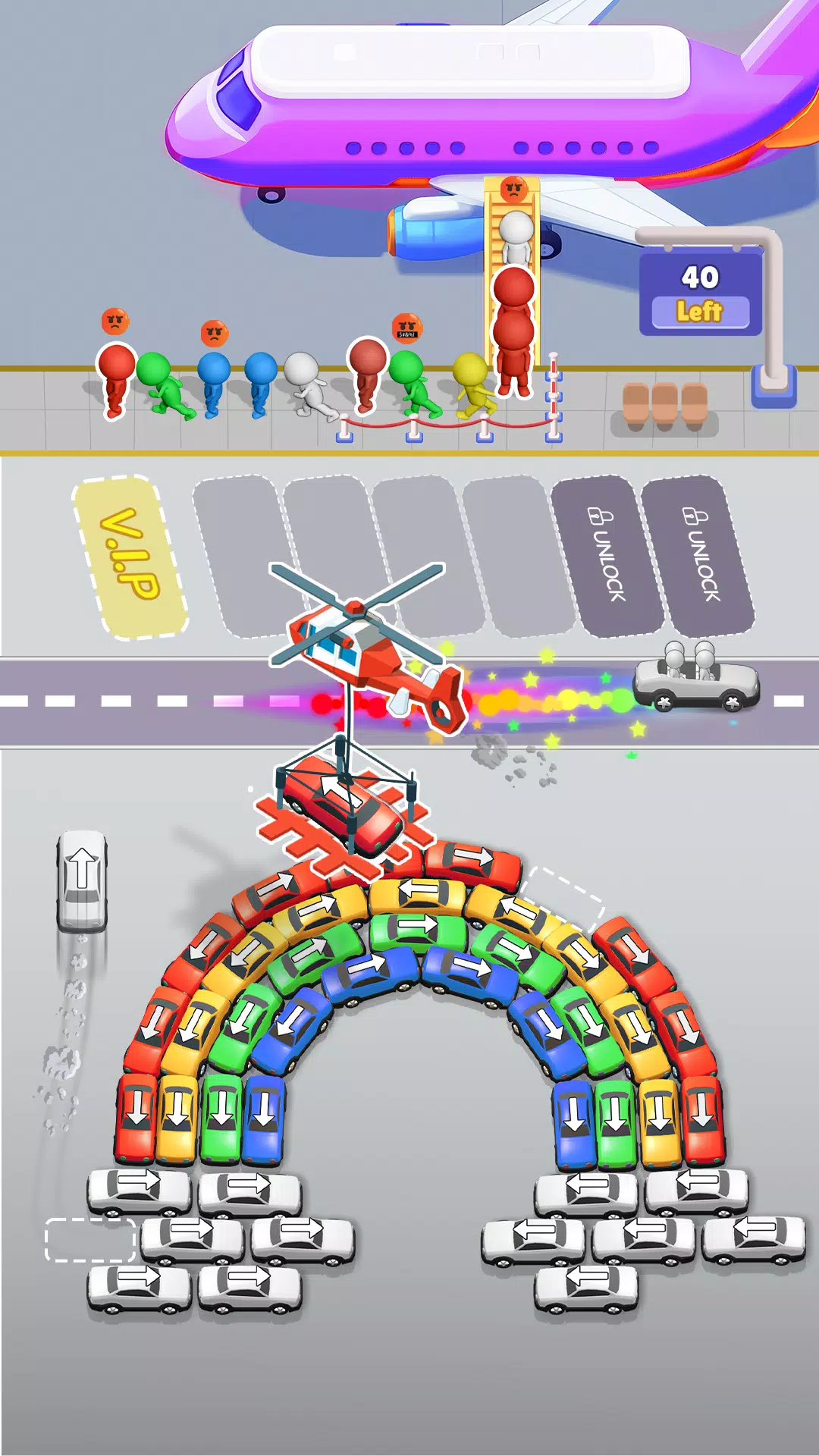 Bus Sort Jam: Parking Puzzle 스크린샷 1