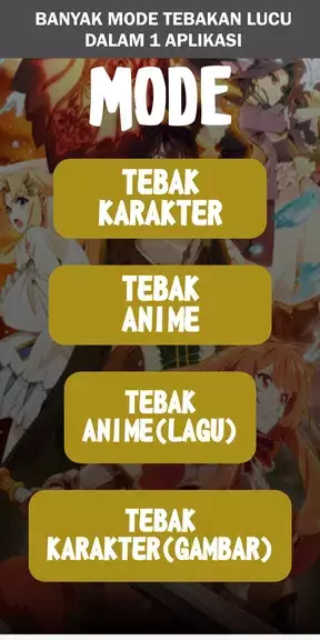 Schermata Wibu Elite: Tebak Lagu, Anime, dan Karakternya 1