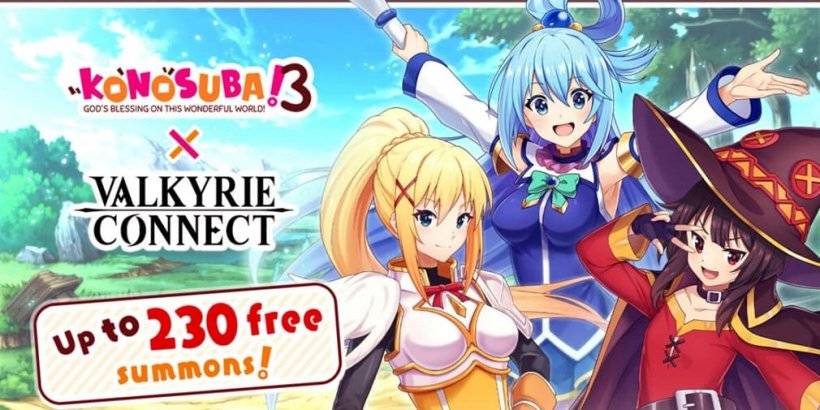 Valkyrie Connect se equipes com Hit Anime Konosuba para novo evento de colaboração